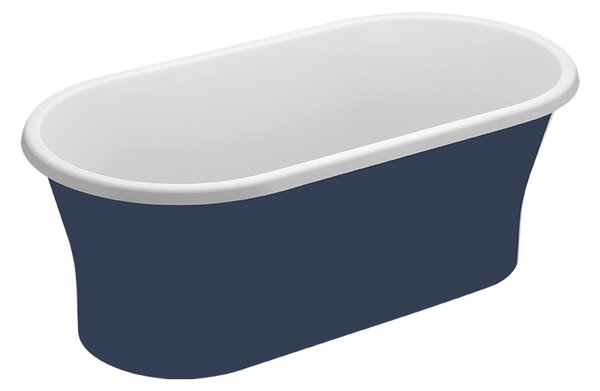 Polimat Akrylátová voľne stojaca vaňa Amona New 150x75 POLIMAT-Rozmery: 150x75, POLIMAT-Farba vane: Biela / biela lesk