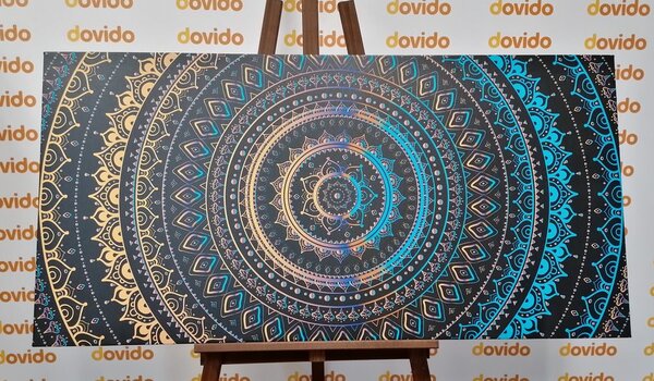 Obraz Mandala so vzorom slnka