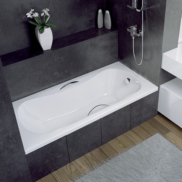 Besco Akrylátová obdĺžniková vaňa Aria ProSafe 140x70 (150x70) BESCO-Rozmery: 140x70, BESCO-Farba: Biela