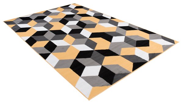 TA Koberec Q545A YELLOW MAYA PP EYM Sivý Obdĺžnikový Rozmer: 200x250 cm