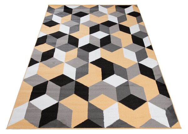 TA Koberec Q545A YELLOW MAYA PP EYM Sivý Obdĺžnikový Rozmer: 200x250 cm