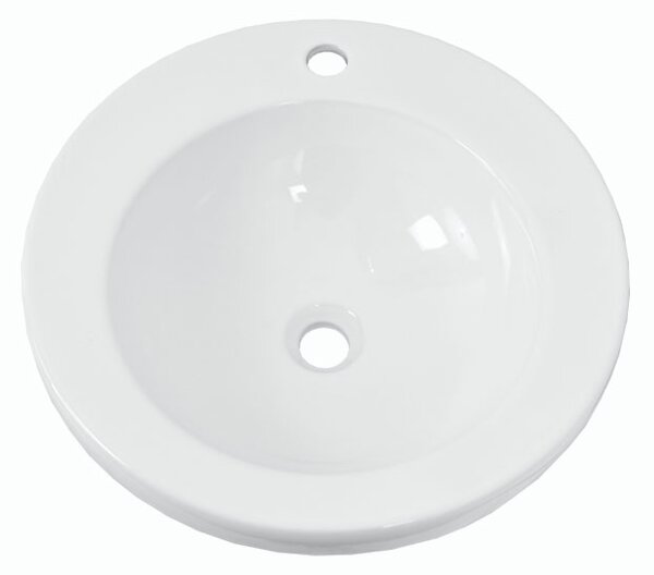 Doskové keramické umývadlo Azzurra L1453 (ø 50 x 15 cm)