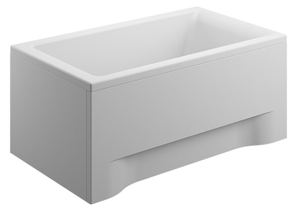 Polimat Akrylátová obdĺžniková vaňa Capri 100x70 (120x70) POLIMAT-Farba: Biela, POLIMAT-Rozmery: 100x70