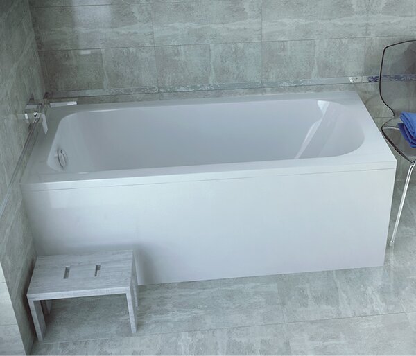 Besco Krycí panel k obdĺžnikovej vani Continea P 140x70 (150x70), biely BESCO-Rozmery: 140x70, BESCO-Farba: Biela