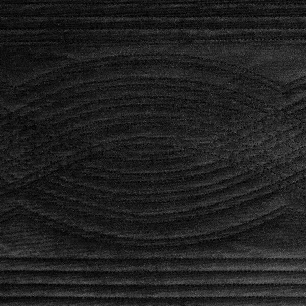 PREHOZ NA POSTEĽ VELVET2 170X210 CM ČIERNY