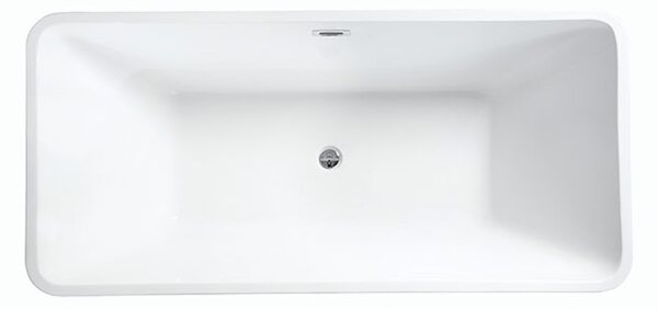 Besco Akrylátová voľne stojaca vaňa Evita 160x80 BESCO-Typ výpuste: Click-Clack s prepadom, chróm, BESCO-Rozmery: 160x80, BESCO-Farba: Biela
