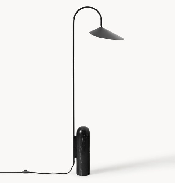 Nastaviteľná stojacia lampa's mramorovou základňou Arum