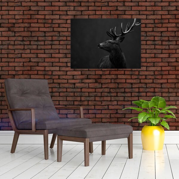 Obraz - Portrét jeleňa (70x50 cm)