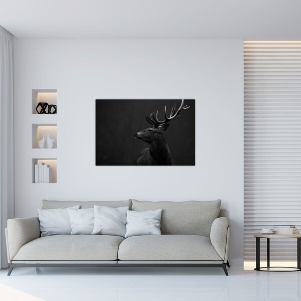 Obraz - Portrét jeleňa (90x60 cm)