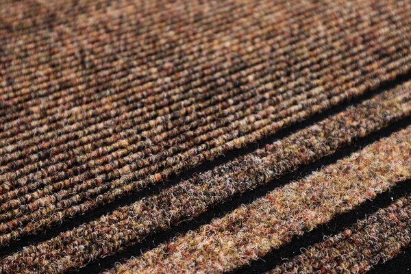 Spoltex , Protišmykový behúň na mieru Rekord 811 hnedá, šíre 120 cm, hnedá, chodba / predsieň