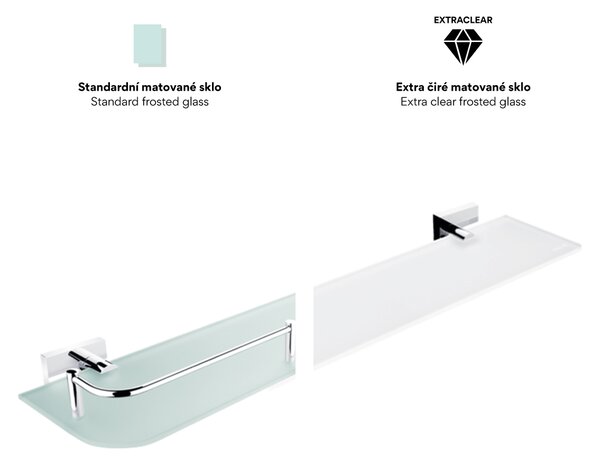 Nimco Polica s ohrádkou, 60 cm KEIRA - KE 22091BX-60-26