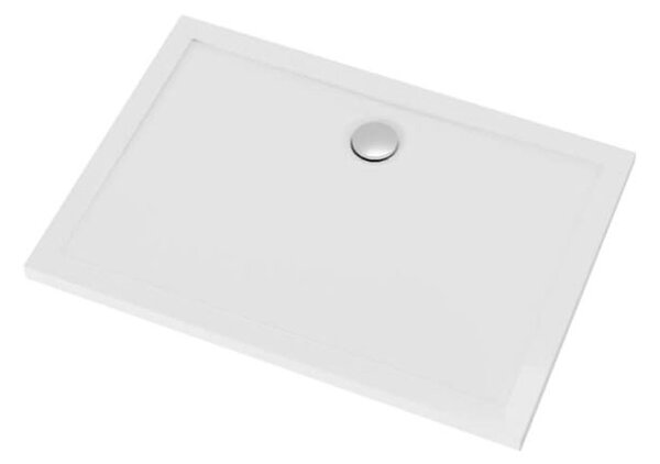 Polimat Obdĺžniková akrylátová sprchová vanička Lider 90x70 (100x70, 120x70) POLIMAT-Farba: Biela, POLIMAT-Rozmery: 90x70