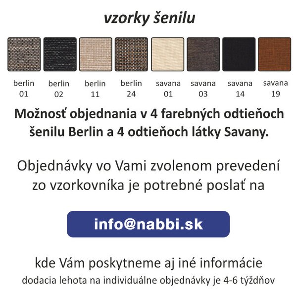 Rozkladacia trojsedačka Milo - hnedá