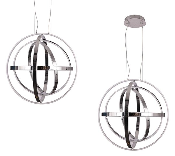 Závesné LED svietidlo Copernicus, 5x LED 260w, 3000k, ch