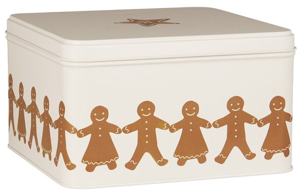 Plechová škatuľa Gingerbread Couples Square
