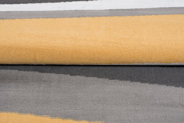 TA Koberec Z895A DARK GRAY MAYA PP EYM Žltý Obdĺžnikový Rozmer: 80x150 cm
