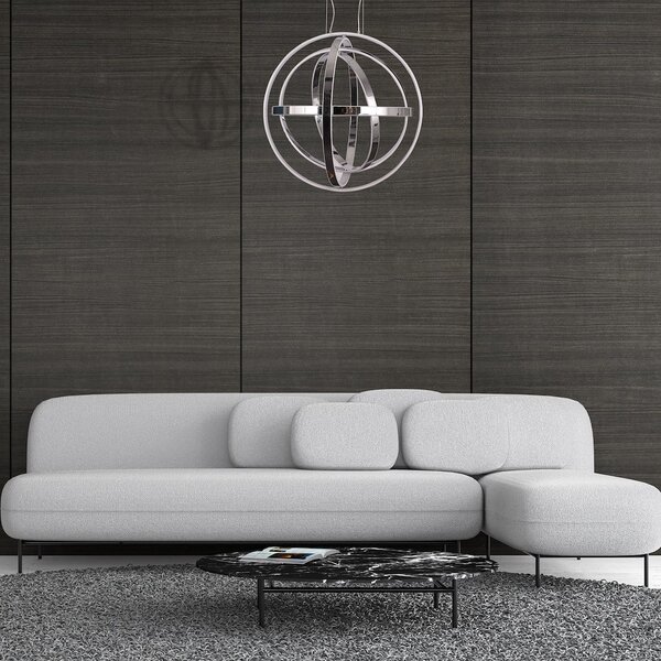 Závesné LED svietidlo Copernicus, 5x LED 260w, 3000k, ch
