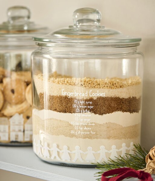 Sklenená dóza Gingerbread 4 l