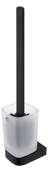 Nimco WC kefa s hranatou rukoväťou NIKAU čierna - NKC 30094CN-HR-90