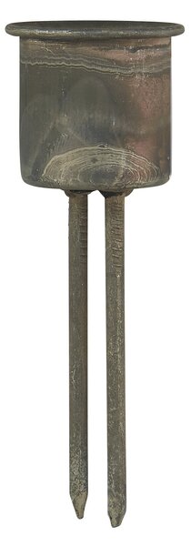 Zapichovací svietnik na sviečku 2,2 cm Rustic Metal