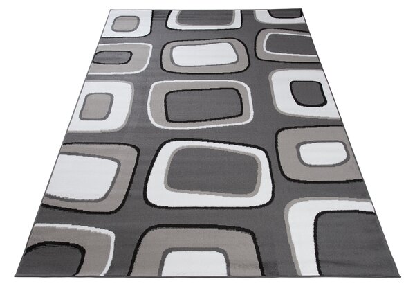 TA Koberec T965A DARK GRAY MAYA PP ESM Biely Obdĺžnikový