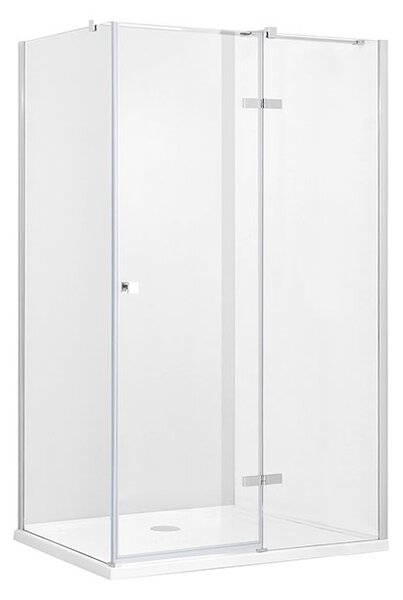 Besco Obdĺžnikový sprchovací kút PIXA R 100x80 (100x90, 120x80, 120x90), výška 195 cm - bez vaničky BESCO-Rozmery: 100x80, BESCO-Orientácia: Ľavá