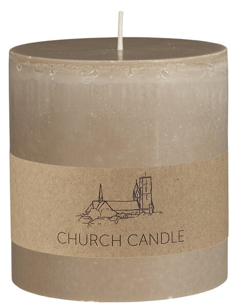 Sviečka Church Rustic Linen 10 cm