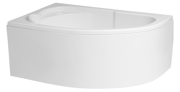 Polimat Akrylátová asymetrická vaňa Standard 130x85 L(R) AS POLIMAT-Farba: Biela, POLIMAT-Orientácia: Pravá