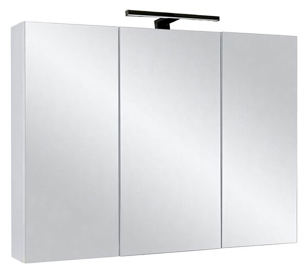 Comodo Zrkadlová skrinka Ticino 80 ZS LED-B s osvetlením Any LED 30 B, čierna