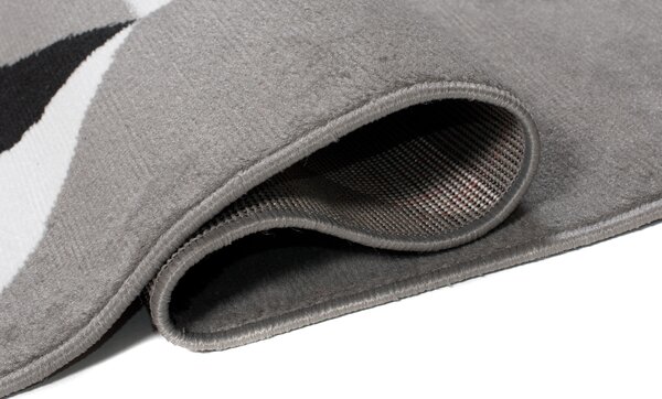 TA Koberec Z896D GRAY MAYA PP ESM Biely Obdĺžnikový Rozmer: 80x150 cm
