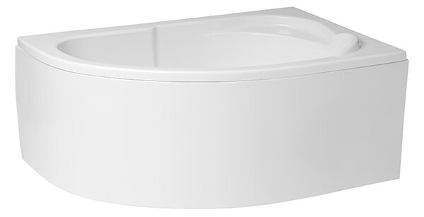 Polimat Akrylátová asymetrická vaňa Standard 130x85 L(R) AS POLIMAT-Farba: Biela, POLIMAT-Orientácia: Pravá