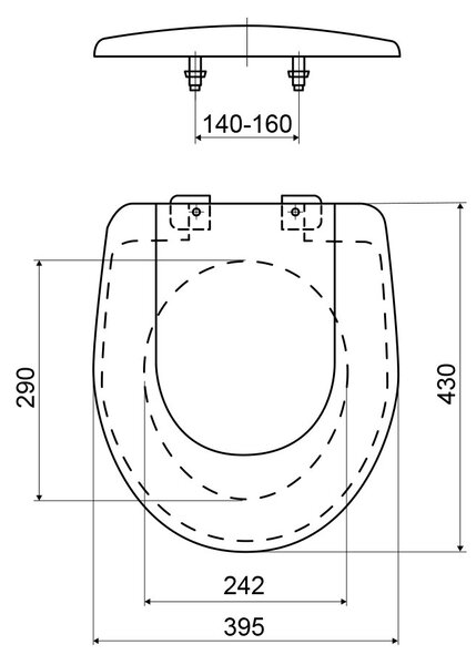 WC kombi Jika UNI H8241790007873 so spodným odpadom