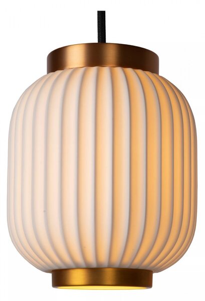 Lucide 13435/03/31 závesné stropné svietidlo Gosse 3x40W | E27 - biela, porcelán, stmievateľné
