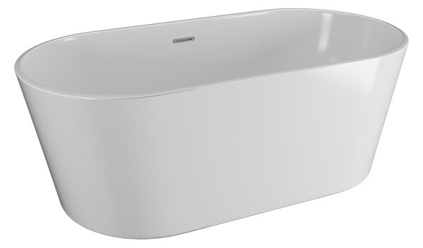 Polimat Akrylátová voľne stojaca vaňa Uzo 160x80 POLIMAT-Rozmery: 160x80, POLIMAT-Farba vane: Biela / biela lesk