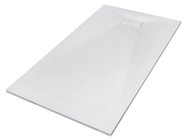 Besco Obdĺžniková sprchová vanička z SMC kompozitu VEXO R 100x80 (120x80, 120-180x90) BESCO-Rozmery: 100x80