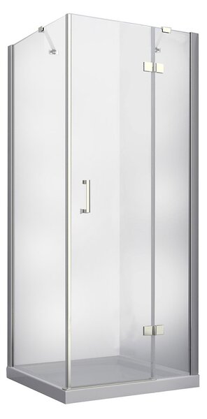 Besco Štvorcový sprchový kút VIVA I SQ 80x80 (90x90), výška 195 cm - bez vaničky BESCO-Rozmery: 80x80, BESCO-Orientácia: Ľavá