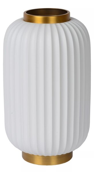 Lucide 13535/34/31 stolná lampička Gosse 1x40W | E14 - biela, porcelán, vypínač na kábli