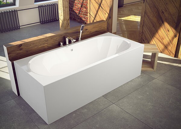 Besco Krycí panel k obdĺžnikovej vani Vitae P 150x75 (160x75, 170x75, 180x80), biely BESCO-Rozmery: 150x75, BESCO-Farba: Biela
