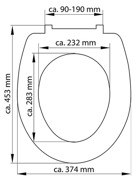 Eisl Sanitär WC sedadlo Duroplast Soft Close White 82300