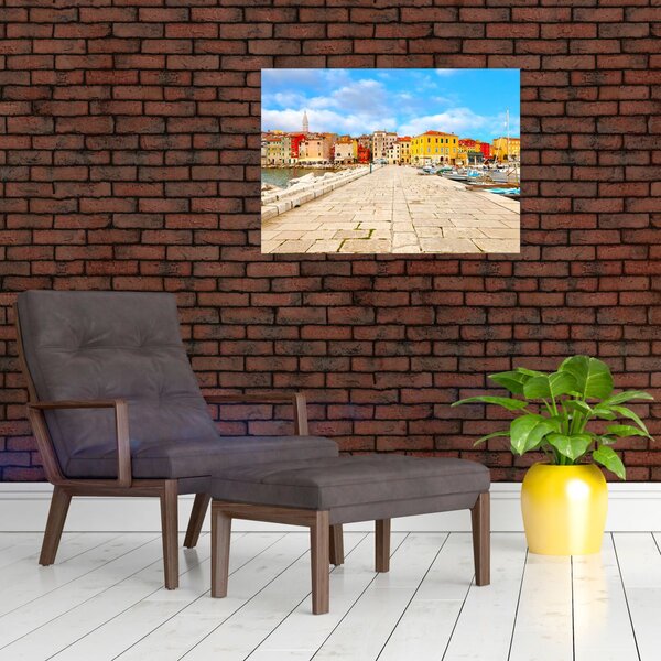 Obraz - Staré istrijské mesto v Poreči, Chorvátsko (70x50 cm)