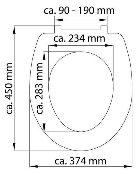 Eisl Sanitär WC sedadlo Duroplast Soft Close Broken Glas High Gloss 82585