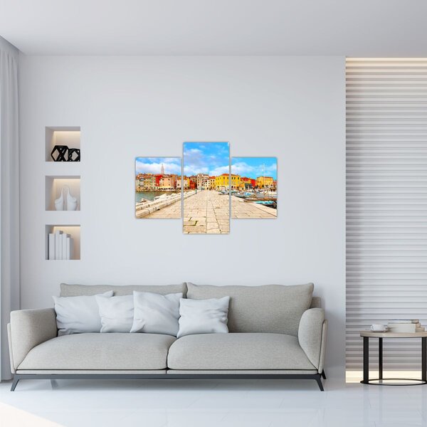 Obraz - Staré istrijské mesto v Poreči, Chorvátsko (90x60 cm)