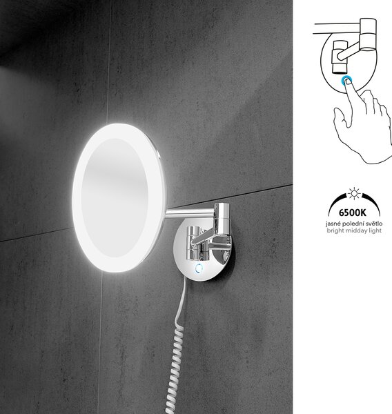 Nimco Kozmetické podsvietené LED zrkadlo - ZK 20265-26