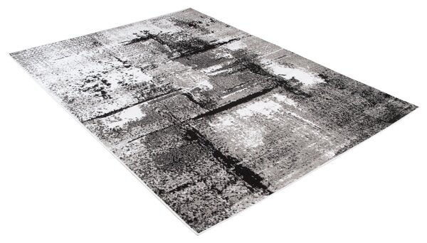 TA Koberec Q541D WHITE MAYA PP ESM Sivý Obdĺžnikový Rozmer: 80x150 cm