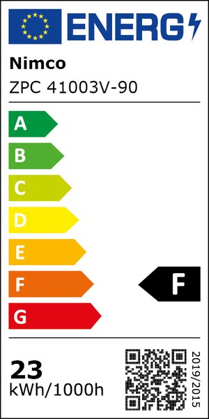 Nimco Čierne LED zrkadlo 800x600 s dotykovým senzorom - ZPC 41003V-90