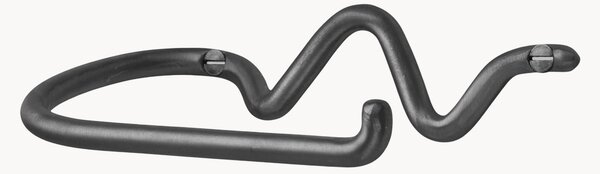 Ručne vyrobený nástenný držiak na toaletný papier Curvature