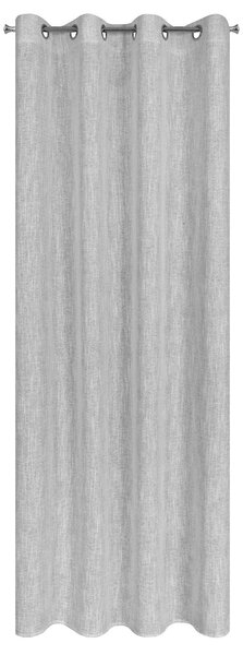 ZÁVES NA KRÚŽKOCH AGNES 140X250 CM STRIEBORNÁ