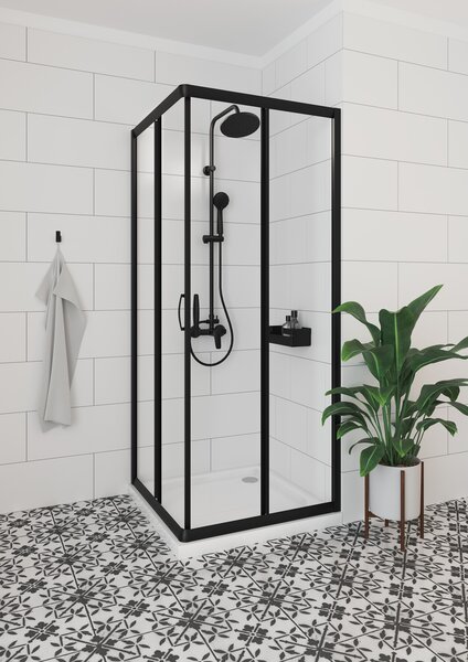Deante Štvorcová sprchová vanička Cubic 80x80 cm, akrylát - KTK 042B