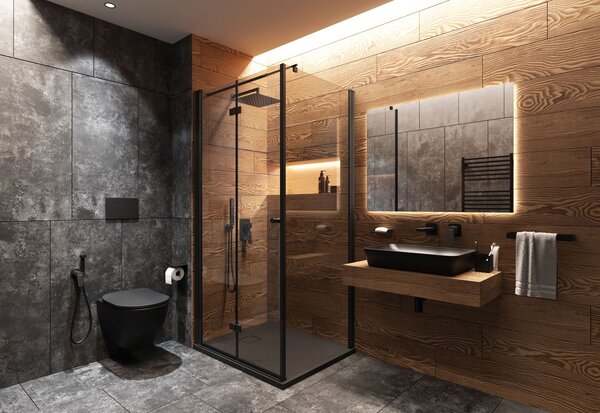 Deante Sprchová zastena Walk-In Kerria Plus 90 cm - KTS N39P - bez vaničky