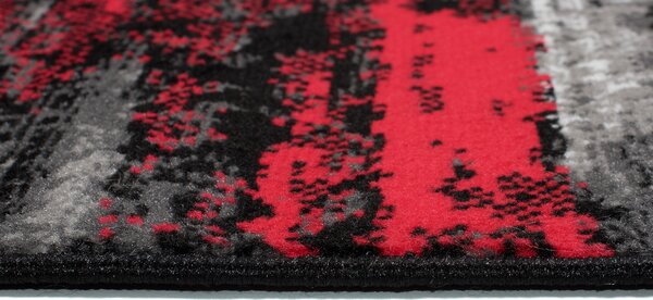 TA Koberec Z905E BLACK MAYA PP ESM Sivý Obdĺžnikový Rozmer: 80x150 cm